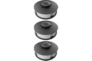 GARTENTEILE 3 bobinas de hilo doble de repuesto para cortabordes eléctricas, adecuadas para Bauhaus Gardol GET-E 4530 (EINHELL)