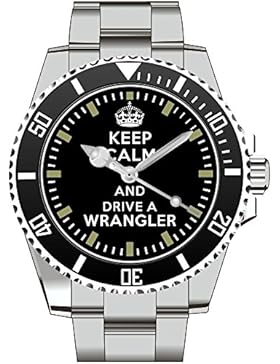 Keep calm and drive a Wrangler - Uhr 1653
