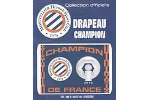 MONTPELLIER MHSC Drapeau Champion de France - Collection Officielle - MHSC Montpellier Hérault - Football Ligue 1