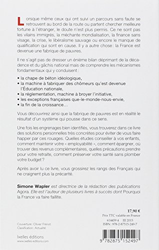 La fabrique de pauvres: ... et comment ne pas vous faire prendre dans l'engrenage