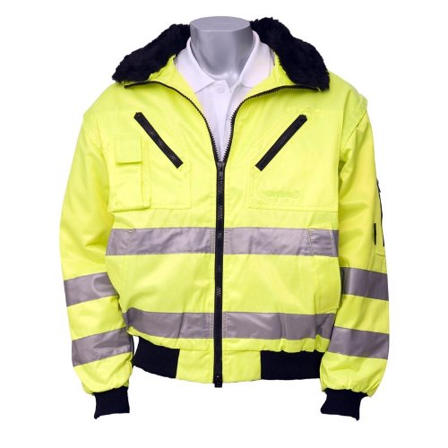 Warnschutz-Pilotenjacke QUALITEX Gelb L