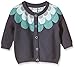 NAME IT Baby Girls Nitnynne Nb So Knit Cardigan Ger 515 Button Front Long Sleeve Cardigan, Multicoloured - Mehrfarbig (Graystone), 3-6 Months (Manufacturer size: 68)