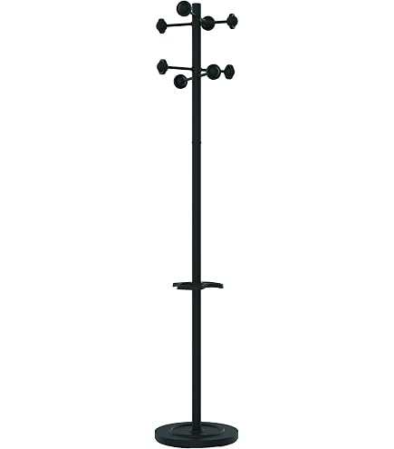 Appendiabiti Mila IDIMEX In Metallo Nero - Con 8 Ganci E