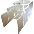 Baxton Studio Acrylic Nesting Tables, Clear