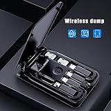Kit Cavi Dati per Carte di Multifunzione, Convertitore di Cavo di Ricarica Multitipo Tra Cui USB A, Lettore di schede, Ricari