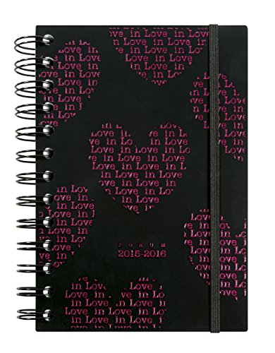 Exacompta Shiny Girl Agenda scolaire 17 x 12 cm Motif Coeur Rose 2015 2016 francais Exacompta Shiny Girl Agenda scolaire 17 x 12 cm Motif Coeur Rose 2015 2016 francais