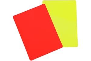 ZWXQE Tarjetas de árbitro, Juego de Tarjetas Rojas y Amarillas Profesionales, Tarjetas de árbitro de fútbol, Juego de Tarjetas de árbitro Deportivo Multifuncional, Tarjetas Rojas y Amarillas de