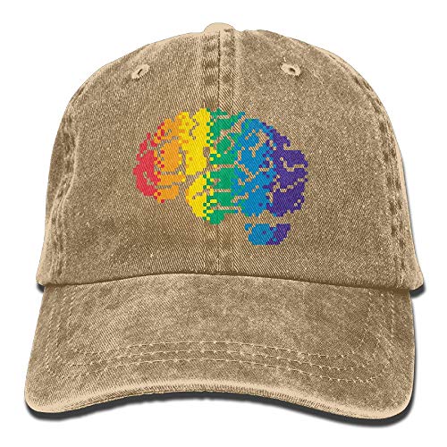 gorra cerebro de colores