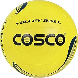 Cosco Target Rubber Volleyball, Size 4 (Multicolour)