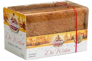 GOTTFRIED WICKLEIN GMBH & CO. KG NÜRNBERGER LEBKUCHEN UND GEBÄCKSPEZIALITÄTEN Wicklein Die Weiße Nürnberger Lebkuchen Oblaten mit Nüssen 200g
