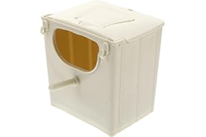 JINGLING Perruche Nid Boîte Oiseau Maison en Plastique Élevage Boîte pour Inséparables Perroquets Accouplement, Cockatiel Élevage Nidification Oiseau Cage Boîte avec Crochet