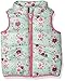 Pumpkin Patch Baby-Girls Puffer Vest Floral Gilet, Green (Lichen), 12-18 Months