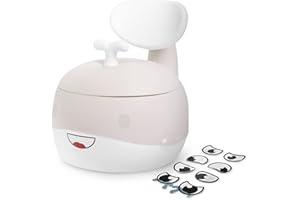 KIDOOLA Pot Bebe Toilette - Gris I l'Apprentissage de la Propreté I Pot bébé Anti-Éclaboussures, Développement Amusant de l’Enfant I Siège de Voyage Transportable pour les Enfants de 6 Mois à 5 Ans