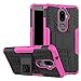 Produktbild TAITOU Lenovo Phab 2Plus Shell, Awesome Armor Foldable Movie Stand Slim Cover, New Ultra Hybrid 2 in 1 Thin Anti Scratch Drop Outdoor Sport Protect Phone Case for Lenovo Phab2 Plus Rose