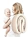 LulyBoo Baby Lounge to Go, FOLDABLE Baby Bassinet / Travel Bed / Cot, Natural Beige