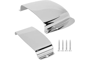 VGEBY Pickup Bridge Cover Set Zinc Alloy Bass Protective Cover for PB Electric Bass Guitar Equipped with 4 Mounting Screws