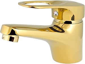 Waschbecken Einhebel Armatur Klassisch Gold Wasserhahn Serie Sila