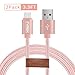 Produktbild USB Typ C auf USB 3.0 Ladegerat Kabel JPHTEK Nylon geflochten USB Typ C, Datenubertragung & Ladekabel 2 Pack & 3.3FT / 1M fur MacBook Pro 2016, Samsung Galaxy S8, Nexus 5X, OnePlus 3, Huawei P9 und mehr Typ C Kabel unterstutzte Gerate