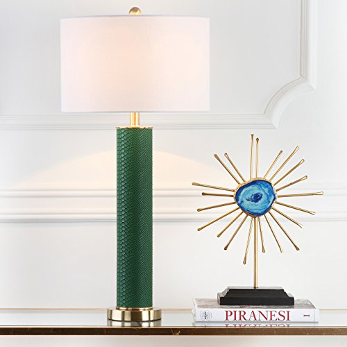 Safavieh Lombard Table Lamp, Dark Green, E27, 13 W, Set of 2