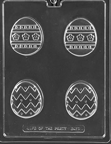 Designer Easter Egg Oreo Cookie Sheet Plastic Chocolate Mould 4 on 1