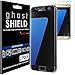Price comparison product image TECHGEAR [2 Pack] Screen Protectors to fit Samsung Galaxy S7 Edge [ghostSHIELD Edition] Genuine Reinforced Flexible TPU Screen Protector Guard Covers with Full Screen Coverage inc Curved Screen