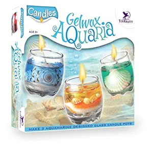 Toykraft :Gelwax Candles Aquaria, Gel Wax Candle Making, DIY Candle Making Kit for Kids, Art And Craft Activity Kit For 8 Years To Adults