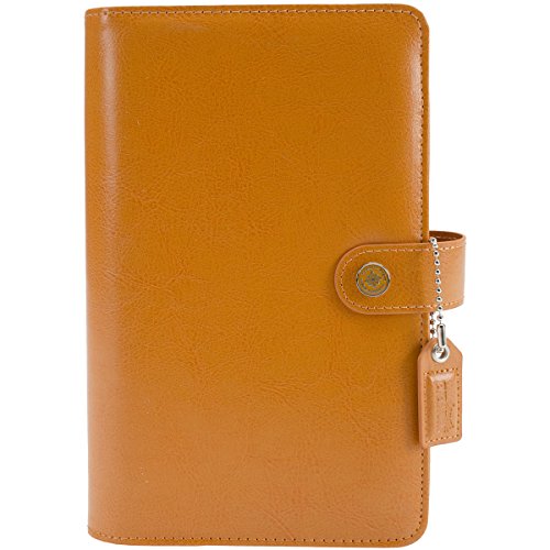 Webster's Pages Color Crush A2 Faux Leather Personal Planner Kit Caramel