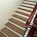 Produktbild NuoEn Treppenmatte Verdickte Treppe Teppich selbstklebend Kleber frei selbstansaugend nach Hause Anti-Rutsch-Treppe Mat 10 aus einer Charge, 65 * 24 * 3 cm