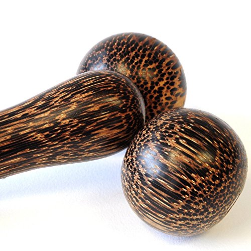 Massageholz Roller glattes Kokosholz glattes Holz für Triggerpunkt-Massagen Massagehilfe Holz Deuser Stab - 2