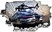Produktbild Polizei Auto Hubschrauber Verfolgungsjagd Wandtattoo Wandsticker Wandaufkleber C0545 Größe 100 cm x 150 cm