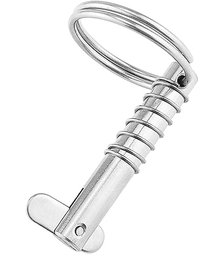 Uxcell 2-Pack Quick Release Pins, 316 Stainless Steel 6.3mm Dia., 30mm