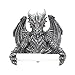 Produktbild NN Deko Drache Toilettenpapierhalter WC Bad Dragon Gothic Fantasy Dekoration Badzubehör