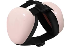 derYEP Hunde-Ohrenschützer für Gehörschutz, 29 dB NRR, Ohrenschützer, Lärmschutz (Medium, Rosa)