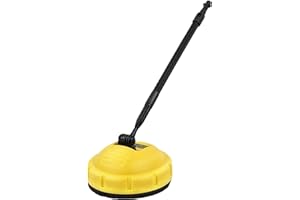 TOSEKY Flächenreiniger für Hochdruckreiniger, Terrassenreiniger für Kärcher K-Serie K2 K3 K4 K5 K6 K7, Flächenreiniger Für Alltägliche Verschmutzungen Geeignet, High Pressure Washer Terassenreiniger