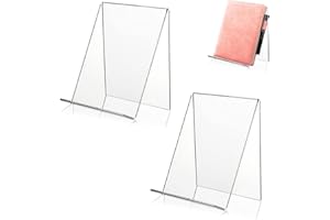 TUKNN Support de Table et Présentoir Acrylique Transparent, 2PCS