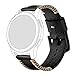 Price comparison product image Fits Samsung Gear S3,Diadia Fashion Sports Replacement 22mm Leather Replacement Watch Wrist Strap Band Fit Samsung Galaxy watch 46mm (Black)