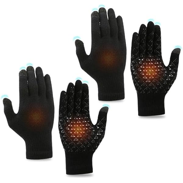 Guanti Da Pattinaggio Artistico Antiscivolo - In Cotone, Caldi, Con Palma In Gomma, Per Bambini E Adulti - Foto 7