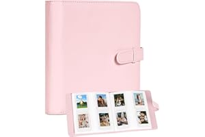 AISNYHO 288 kieszeni kwadratowy album fotograficzny Square SQ40/SQ1/SQ6/SQ10/SQ20/SP-3 aparat (różowy)