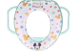 CARTOON Reductor WC para niños Mickey Disney adaptador water universal con asas