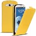 Produktbild Samsung Galaxy S3, S3 Neo PU Leder Hülle, Conie Mobile FlipCase, Klapptasche Handytasche Schutzülle Premium Fliptasche in Gelb