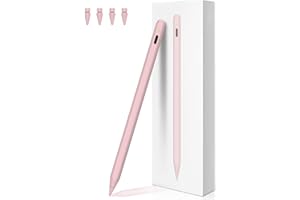 iPencil 2. Generation für iPad (2018-2024), Magnetische drahtlose Aufladung Stift für iPad, BONZATA Pencil 2nd Generation für iPad 6/7/8/9/10, Mini 5/6, Air 3/4/5, iPad Pro 11" &12.9" rosa