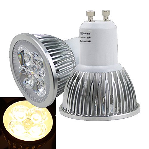 VINGO® 2 Stück LED Gartenstrahler mit Erdspieß für den Außenbereich IP65, Gartenleuchte, Grau (mit Schuko-Stecker, maximal 35 W) - 4