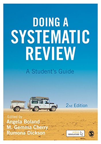 Livres Couvertures de Doing a Systematic Review: A Student's Guide