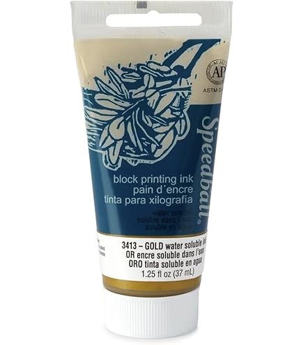 Speedball - Inchiostro Per Stampa A Blocchi Di Olio, 226,8 G, Blu, Accessori Per Kit Di