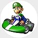 Produktbild 9 Stück Muffinaufleger Muffinfoto Aufleger Foto Bild Nintendo Super Mario Kart 22 rund ca. 6 cm *NEU*OVP*