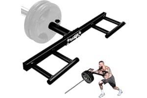 Yes4All Attacco Viking Press T-Bar Landmine per bilanciere olimpico da 5 cm - 3 posizioni di impugnatura per una maggiore versatilità