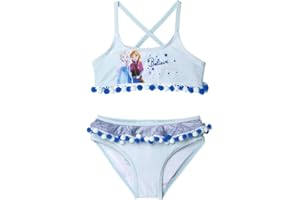 CERDÁ LIFE'S LITTLE MOMENTS Costume da Bagno a 2 Pezzi di Elsa Celeste Bambine e Ragazze