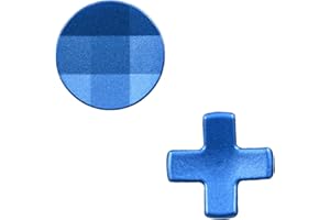 PEIXIONG 2 Pcs Metal D-Pads Set for Xbox Elite Series 2 Controller for Xbox Elite 2 Core Controller, Replacement Parts Directional Pad Button Kits for Xbox One Elite Series 2 Controller (Blue) [video game]