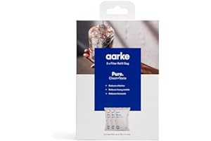 Aarke 3er-Pack Pure Filter-Nachfüllbeutel – reduziert Chlor, Schwermetalle und Kalk – filtert bis zu 120 Liter / 32 Gallonen Wasser pro Beutel