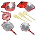 Produktbild 10 Piece Pots and Pans Kitchen Cookware Playset for Kids with Cooking Utensils Set by Liberty Imports by Liberty Imports